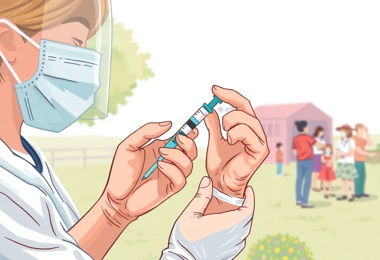 Community members receiving vaccinations to combat measles outbreak in Williamson County